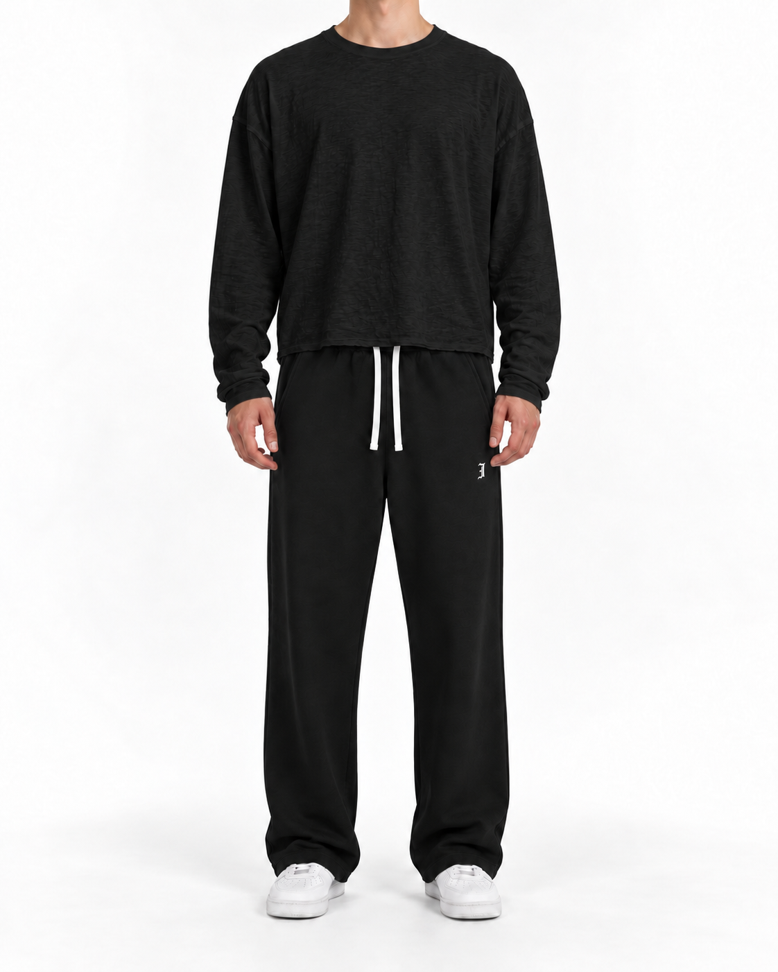SLUB LONGSLEEVE BLACK
