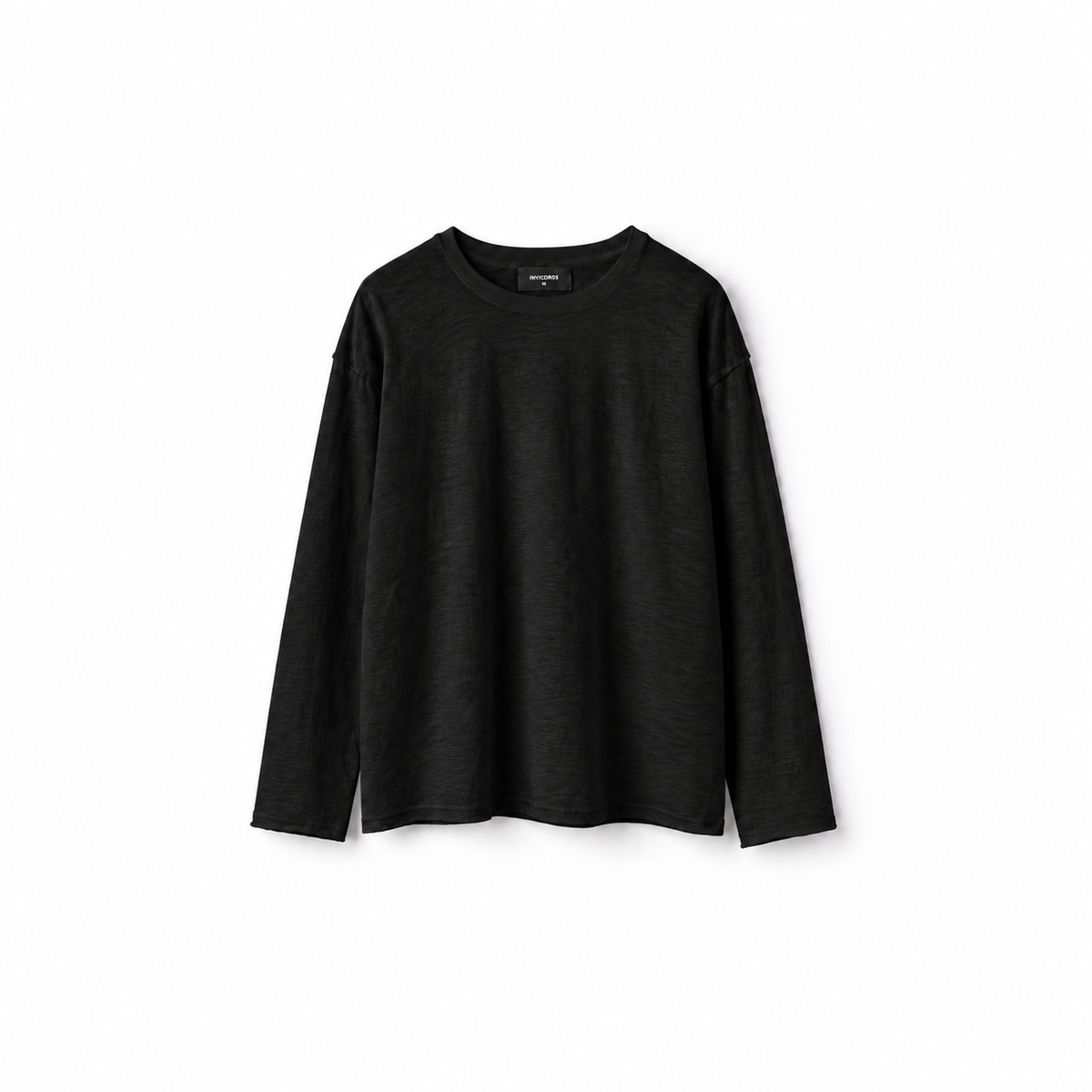 Slub Longsleeve 2-Pack – Black